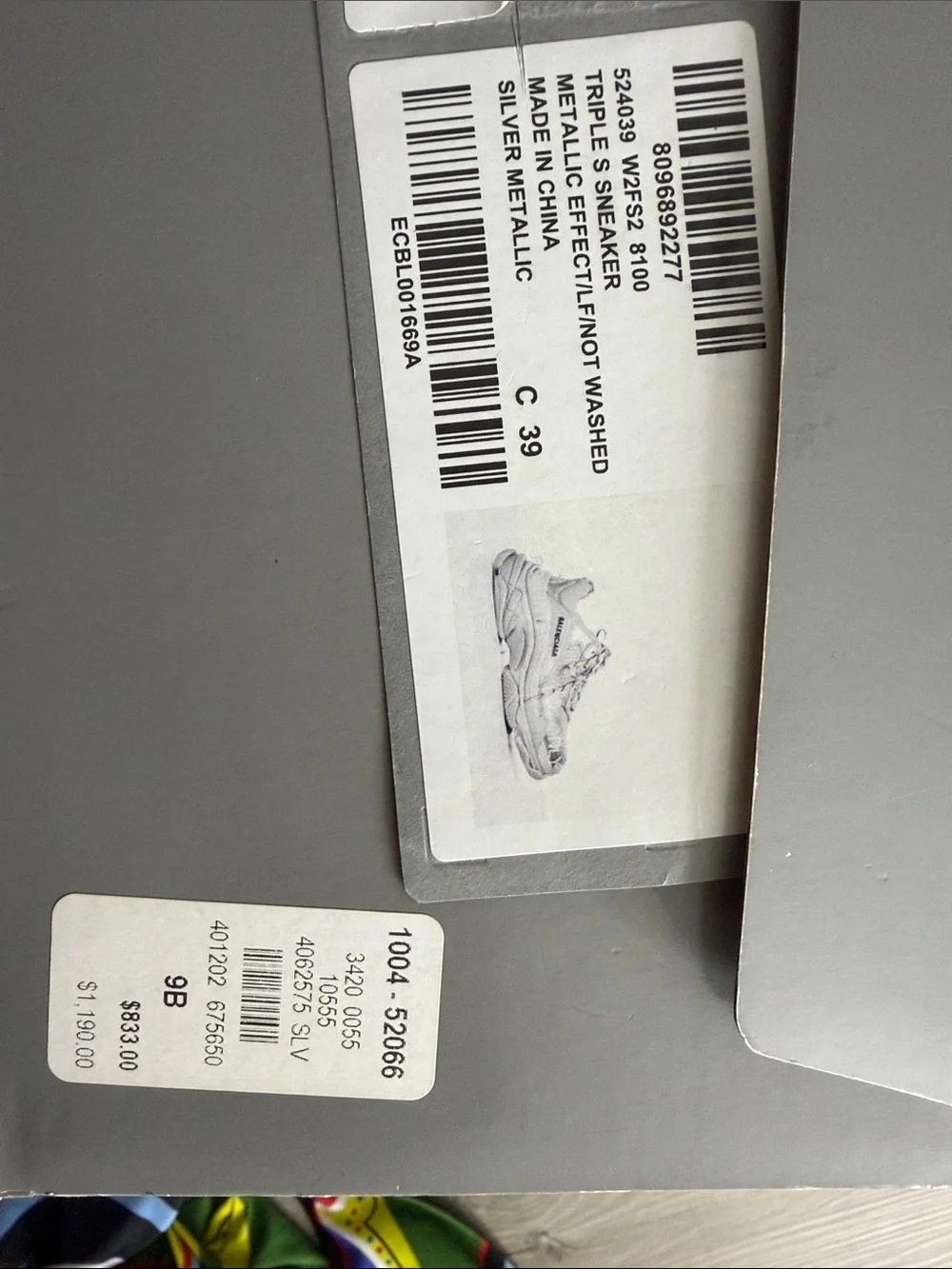 Balenciaga Triple S Sneakers - Gray/White
